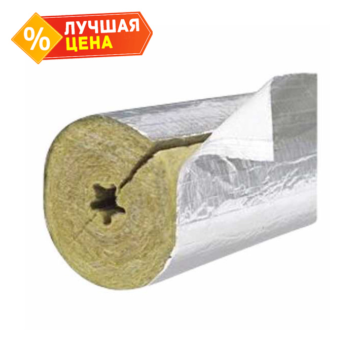 Цилиндр PAROC Hvac Combi AluCoat T 40х12-18х1200